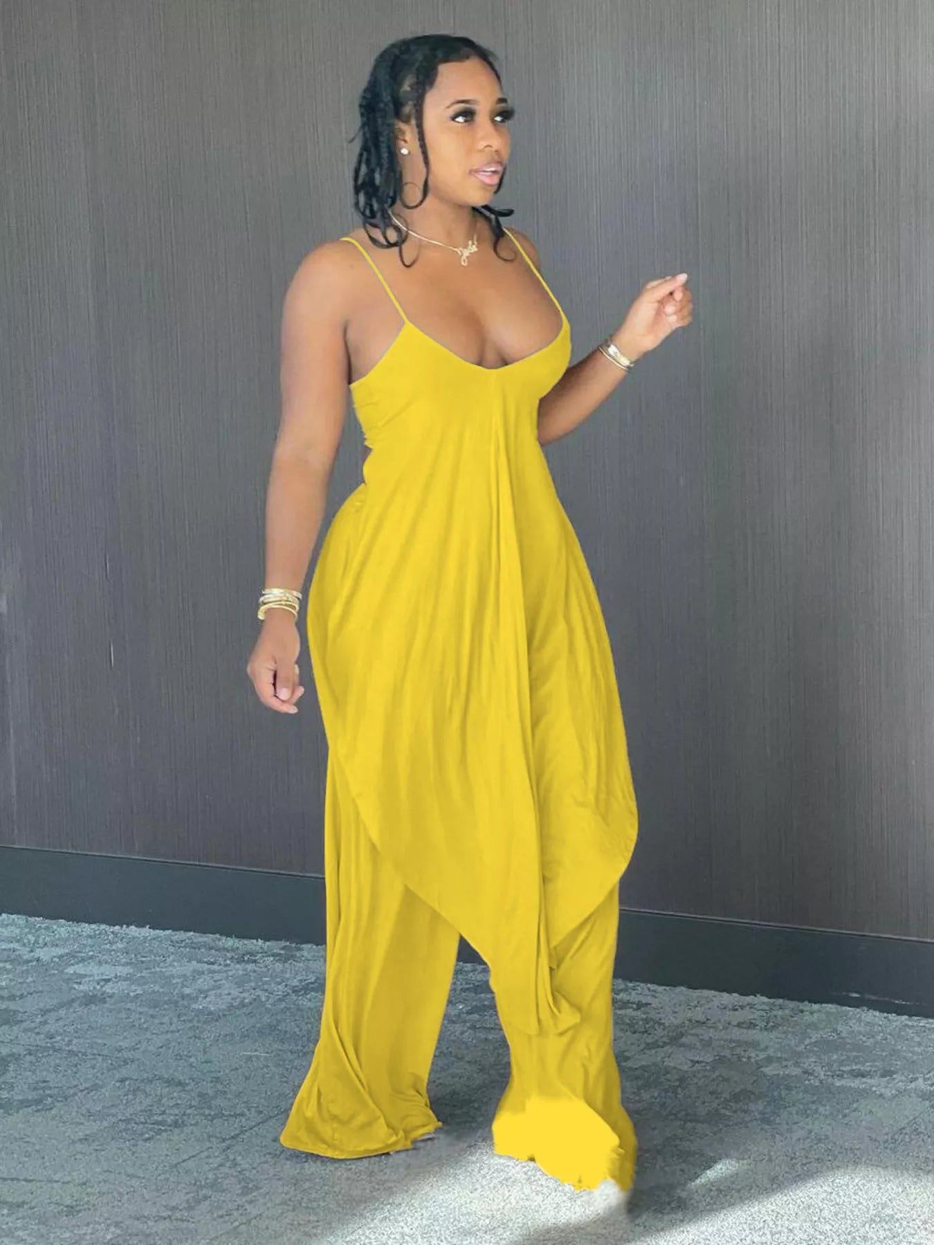 two piece asymmetrical dress Ivy One-Shoulder Asymmetric Ruched Gown- Tropical Green 4