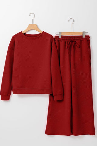 Victoria Elegant Textured Two Piece Sets