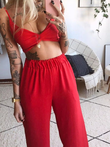 Anabelle Boho Butterfly Print Two Piece Sets