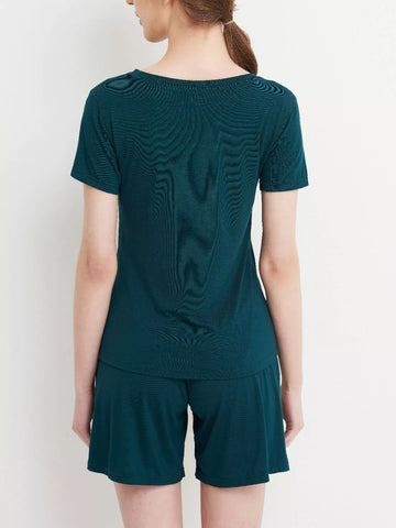 Sarah Padded Round Neck Modal Two Piece Sets