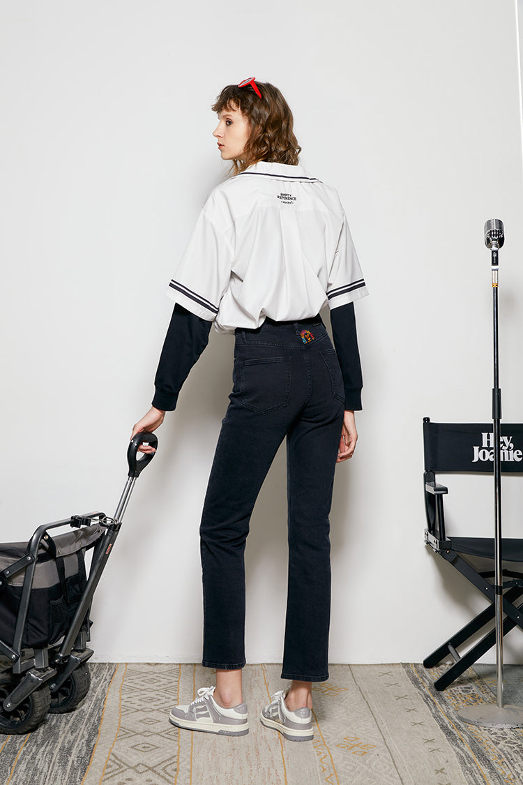 Activity High Rise Kick Crop Jeans
