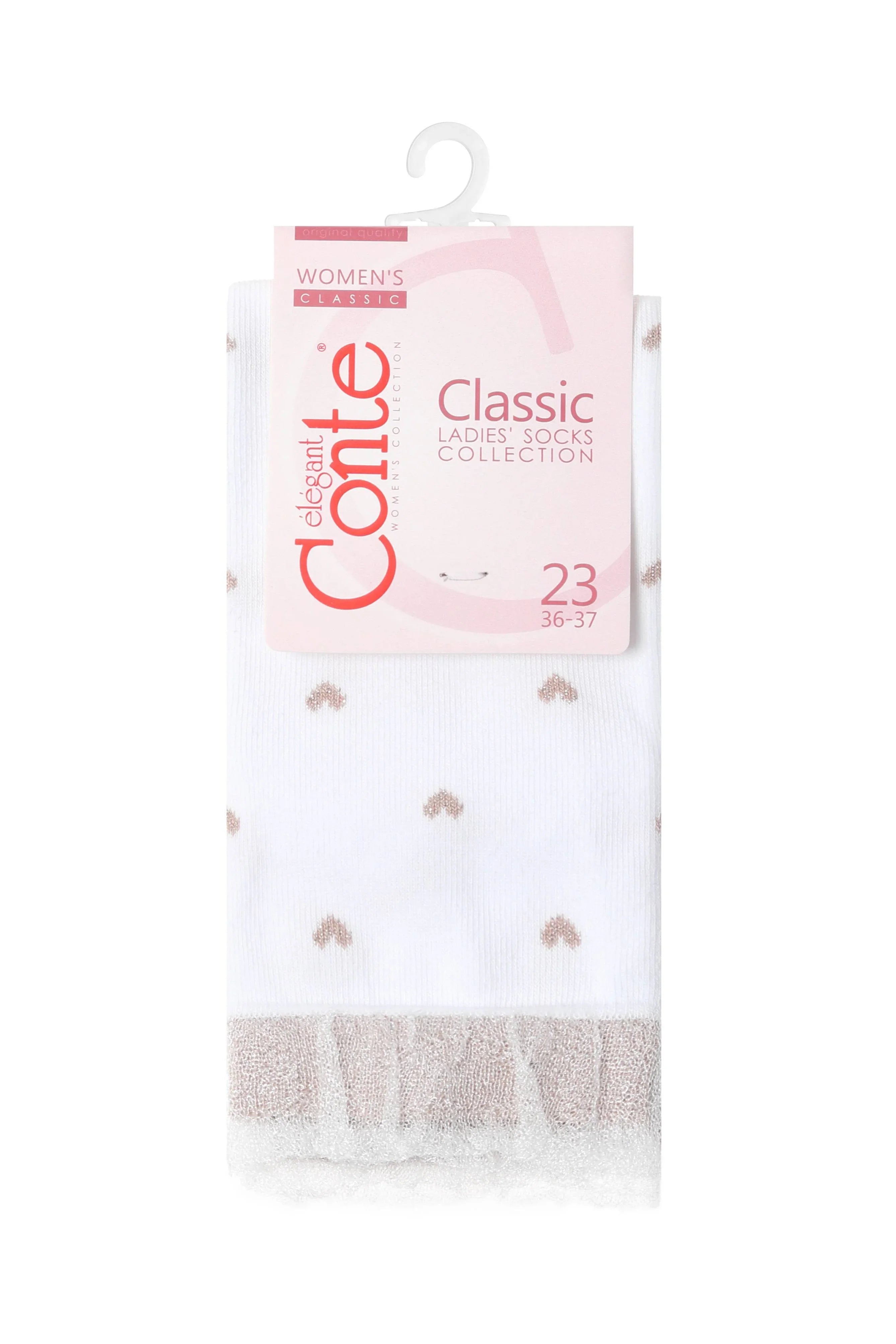Conte Cotton Socks Classic - 243 Airy Sole and Lurex