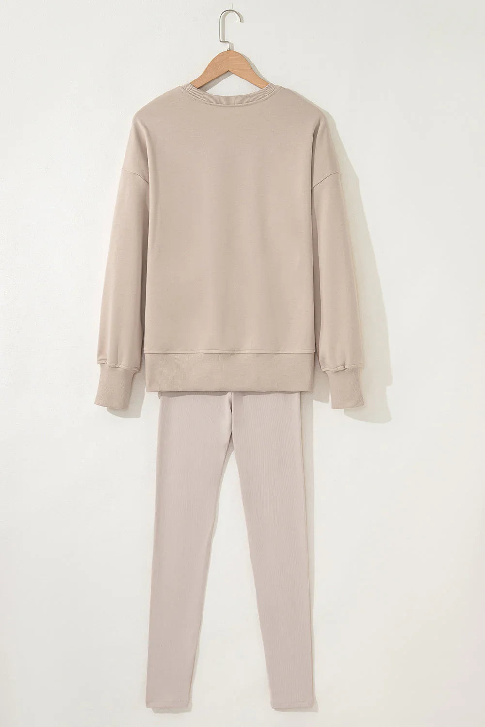 Martha Solid Oversize And Ribbed Two Piece Sets
