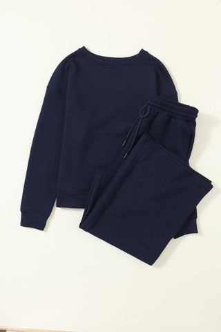 Victoria Elegant Textured Two Piece Sets