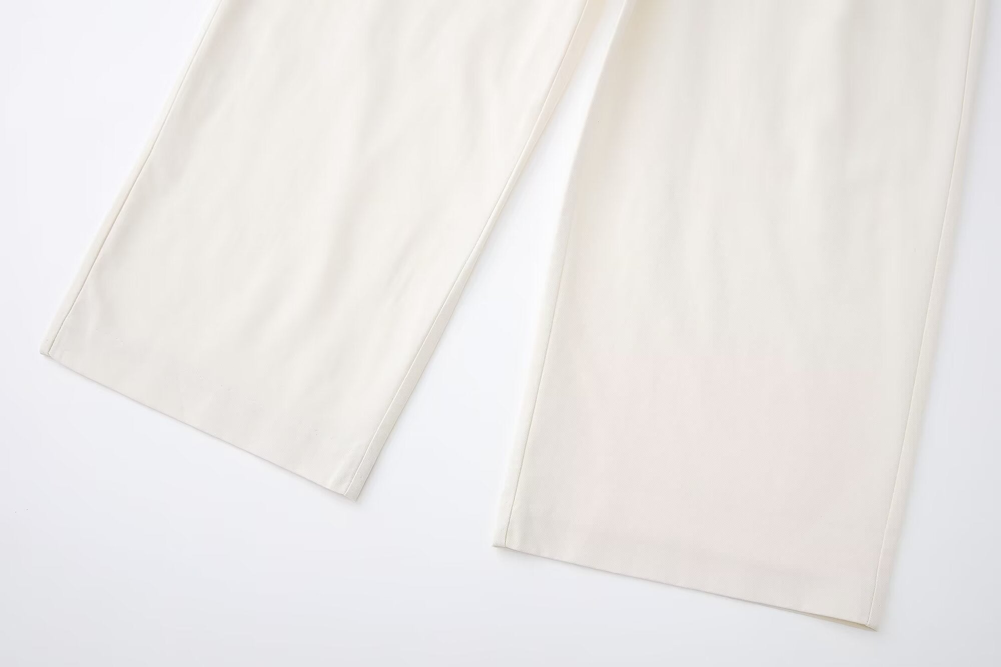 Strap Decorative Straight Leg Pants Autumn High Waist Slimming Casual Pants Small Draped Mop Trousers Women