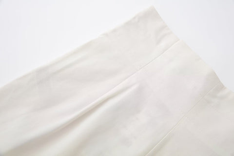 Strap Decorative Straight Leg Pants Autumn High Waist Slimming Casual Pants Small Draped Mop Trousers Women