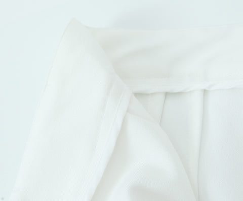 Spring Women Clothing Button Pleated Casual Pants Women