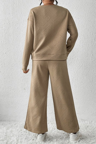 Victoria Elegant Textured Two Piece Sets