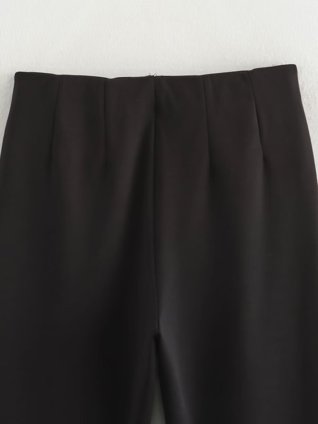 Autumn Women Clothing Decorated Row Button Mid Waist Bottoming Trousers