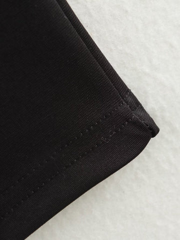 Autumn Women Clothing Decorated Row Button Mid Waist Bottoming Trousers