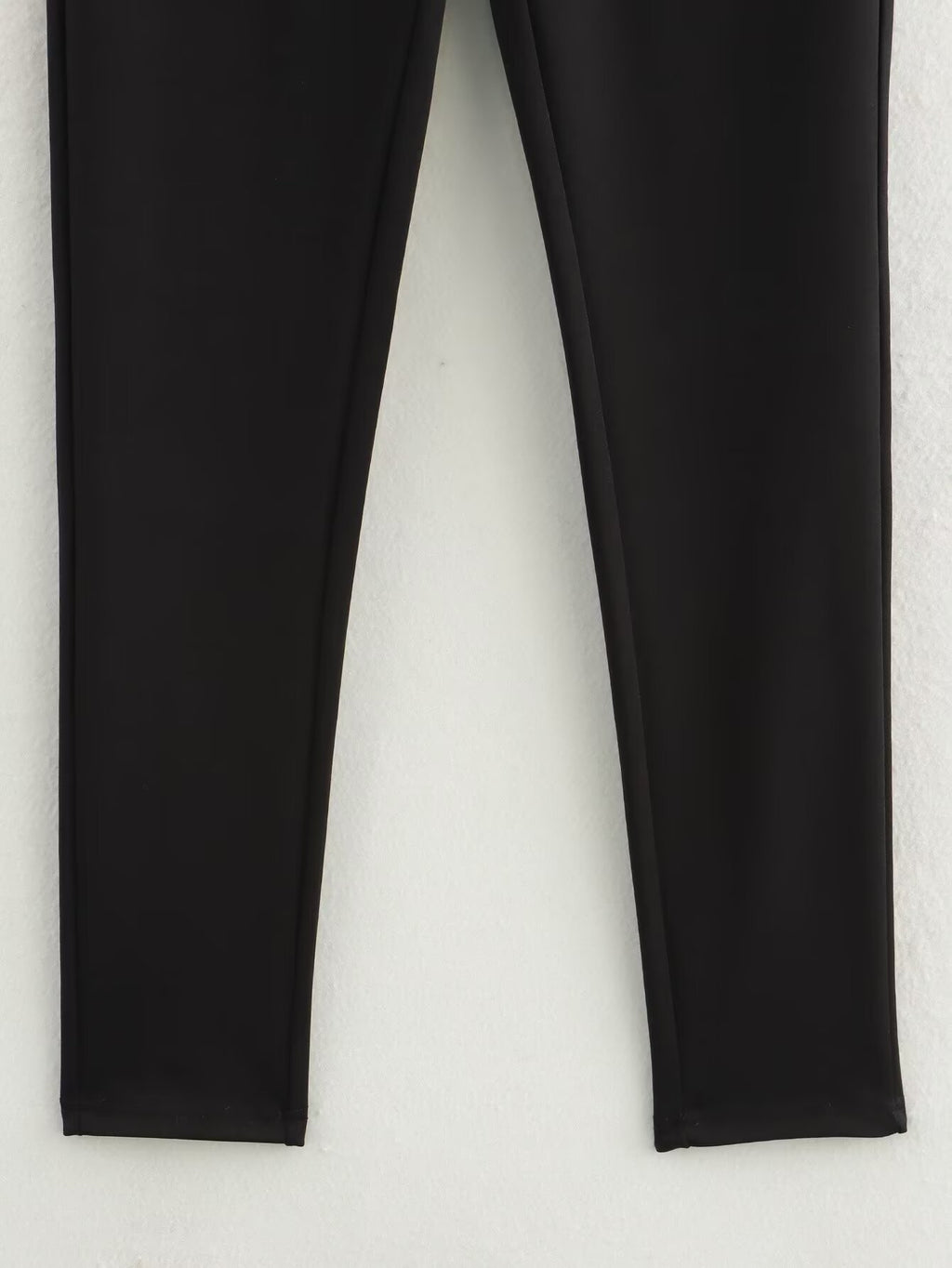 Autumn Women Clothing Decorated Row Button Mid Waist Bottoming Trousers