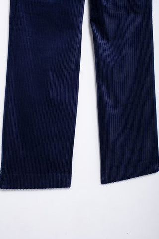 Autumn Women Casual High Waist Slim Corduroy Straight Leg Pants
