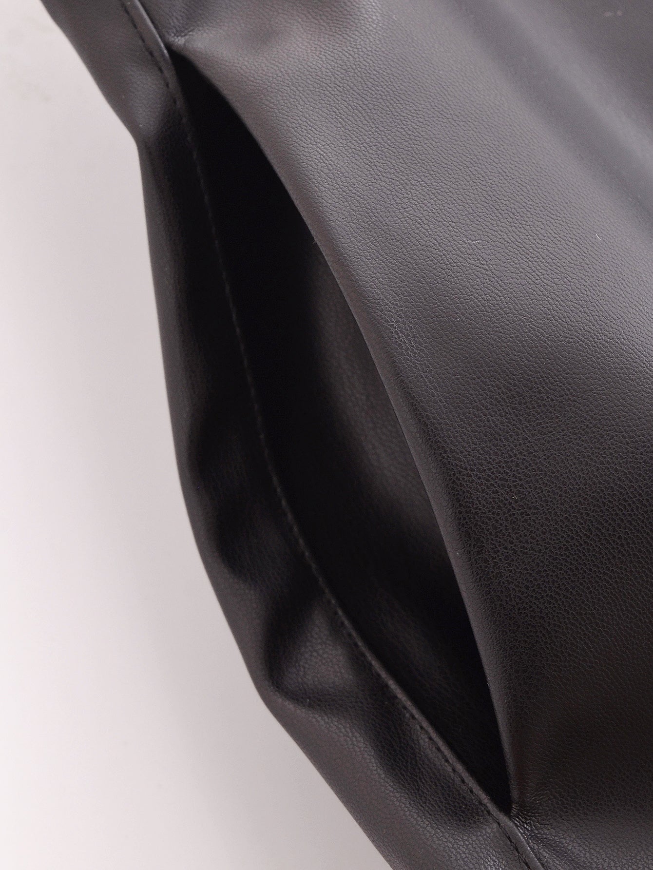 Women All Match Leather Balloon Trousers