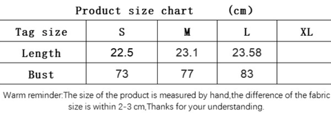 Women Sexy Camisole Slim Crop