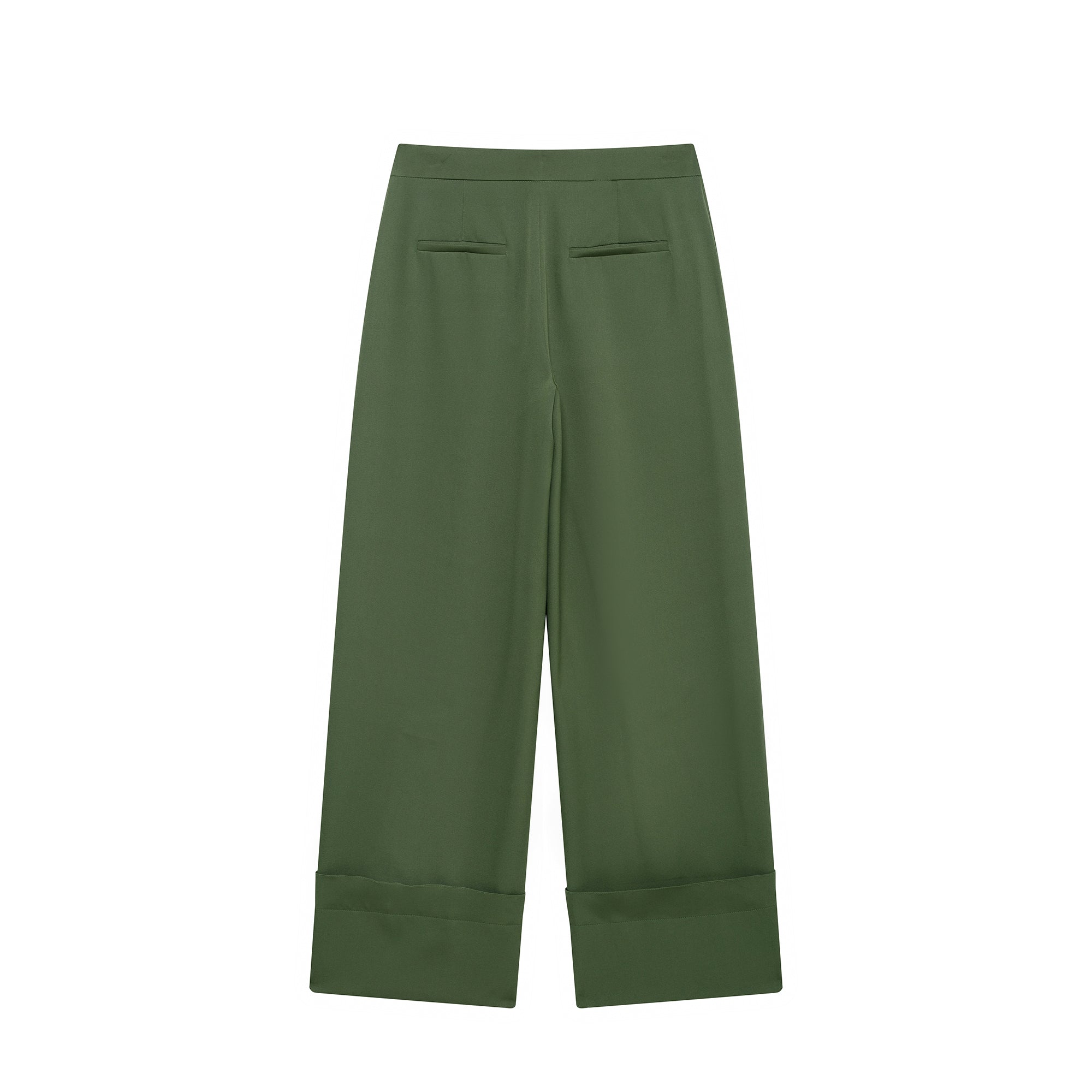 Spring Women Clothing Casual Curling Trousers
