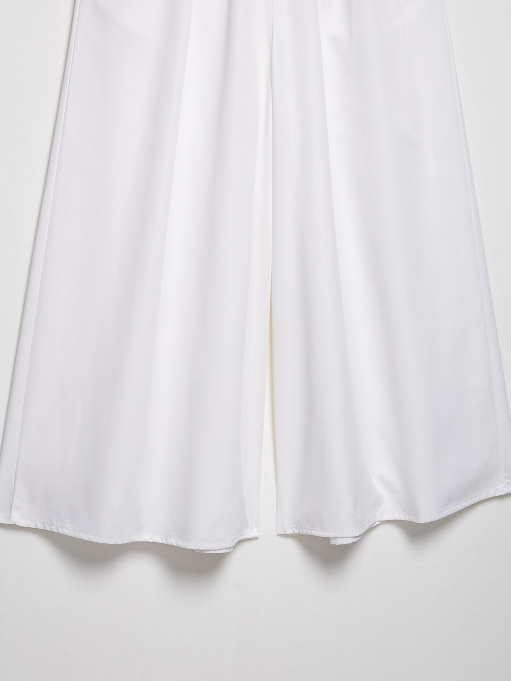 Spring Autumn Office Brand Faux Leather Shuai High Grade Loose Straight Casual Wide Leg Pants