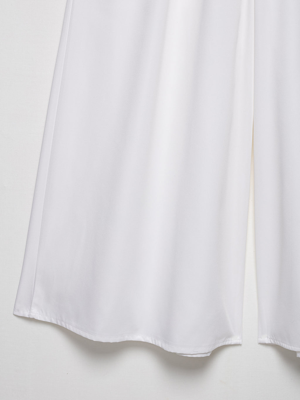 Spring Autumn Office Brand Faux Leather Shuai High Grade Loose Straight Casual Wide Leg Pants