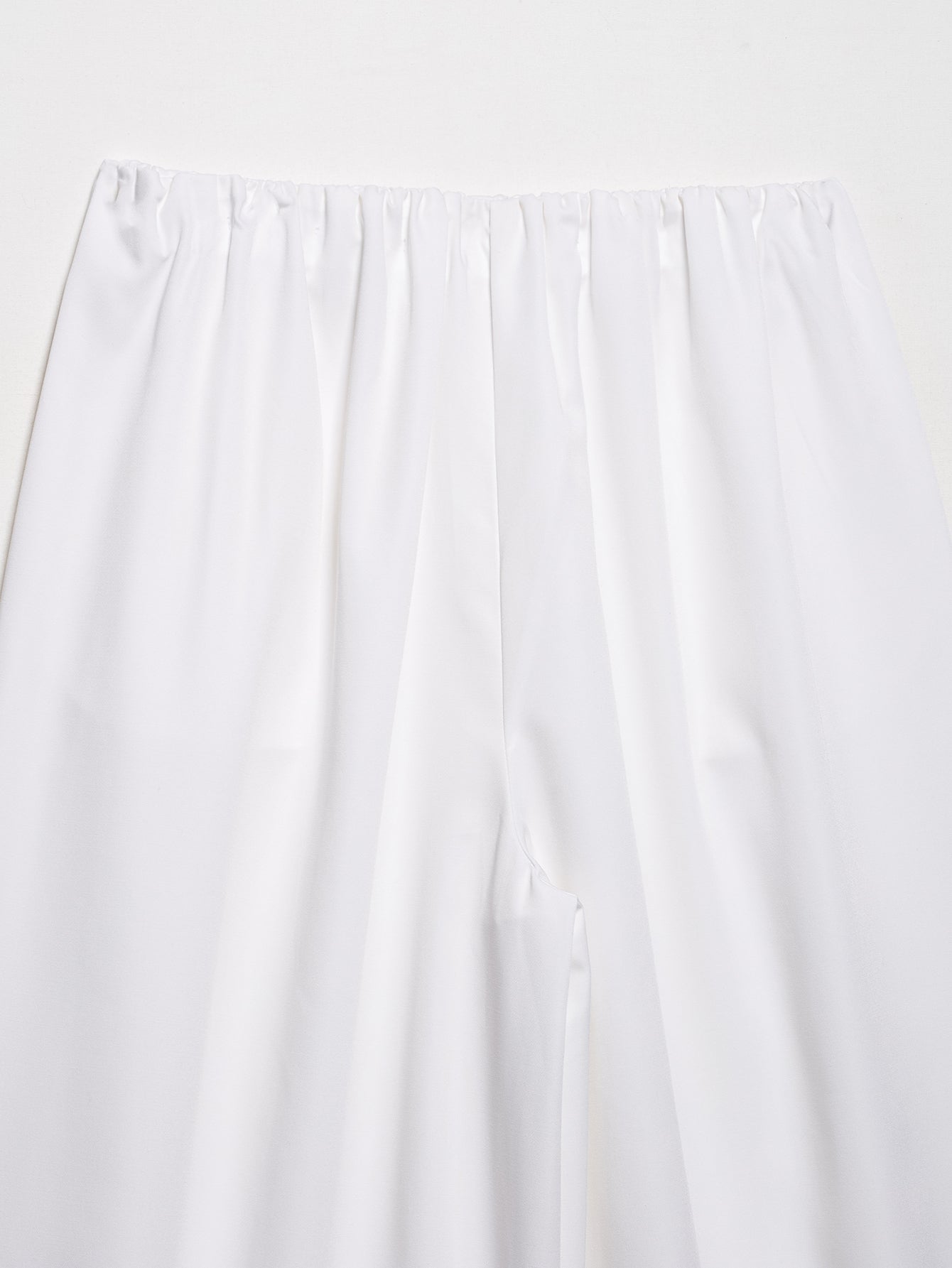 Spring Autumn Office Brand Faux Leather Shuai High Grade Loose Straight Casual Wide Leg Pants