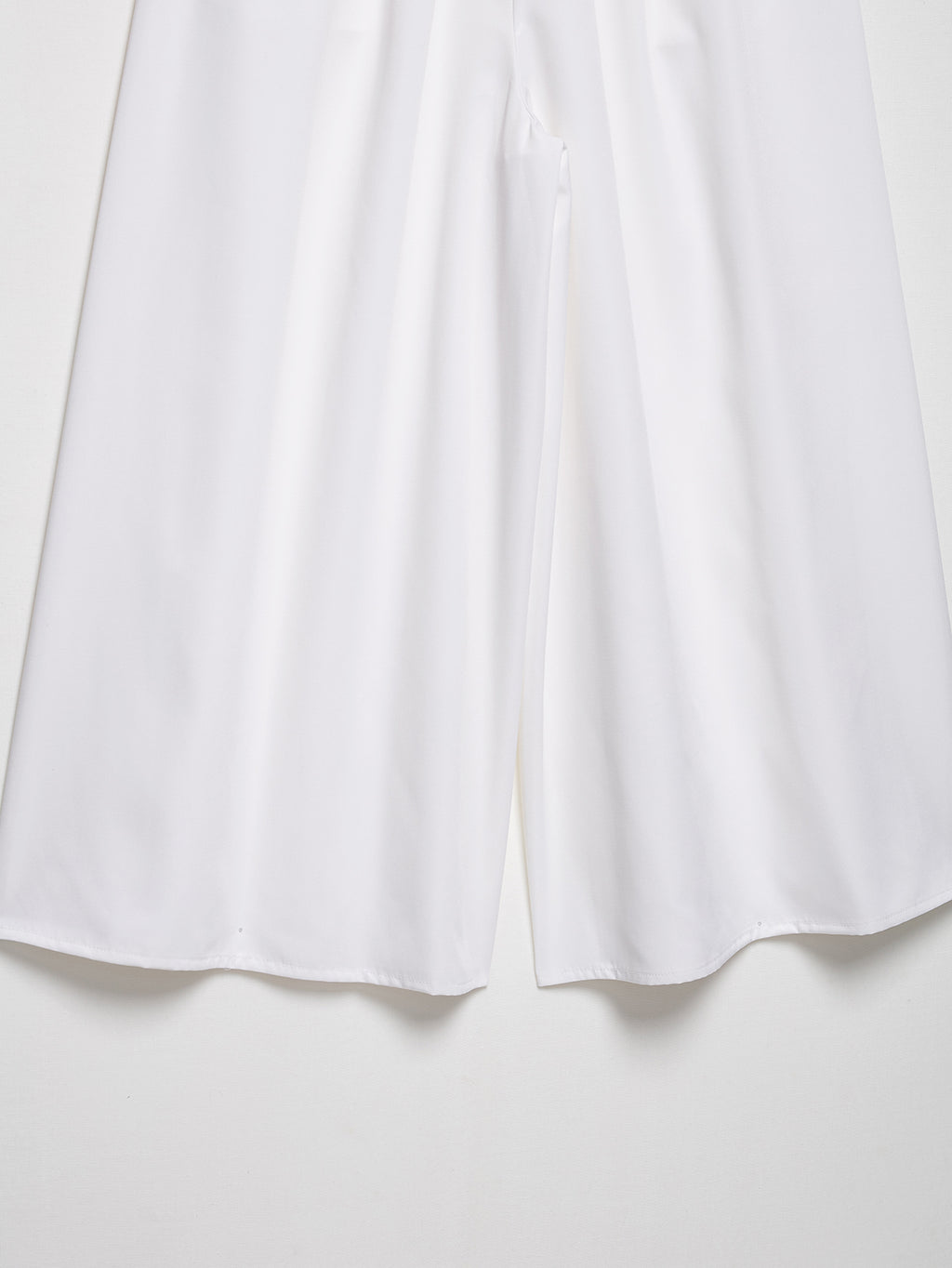 Spring Autumn Office Brand Faux Leather Shuai High Grade Loose Straight Casual Wide Leg Pants