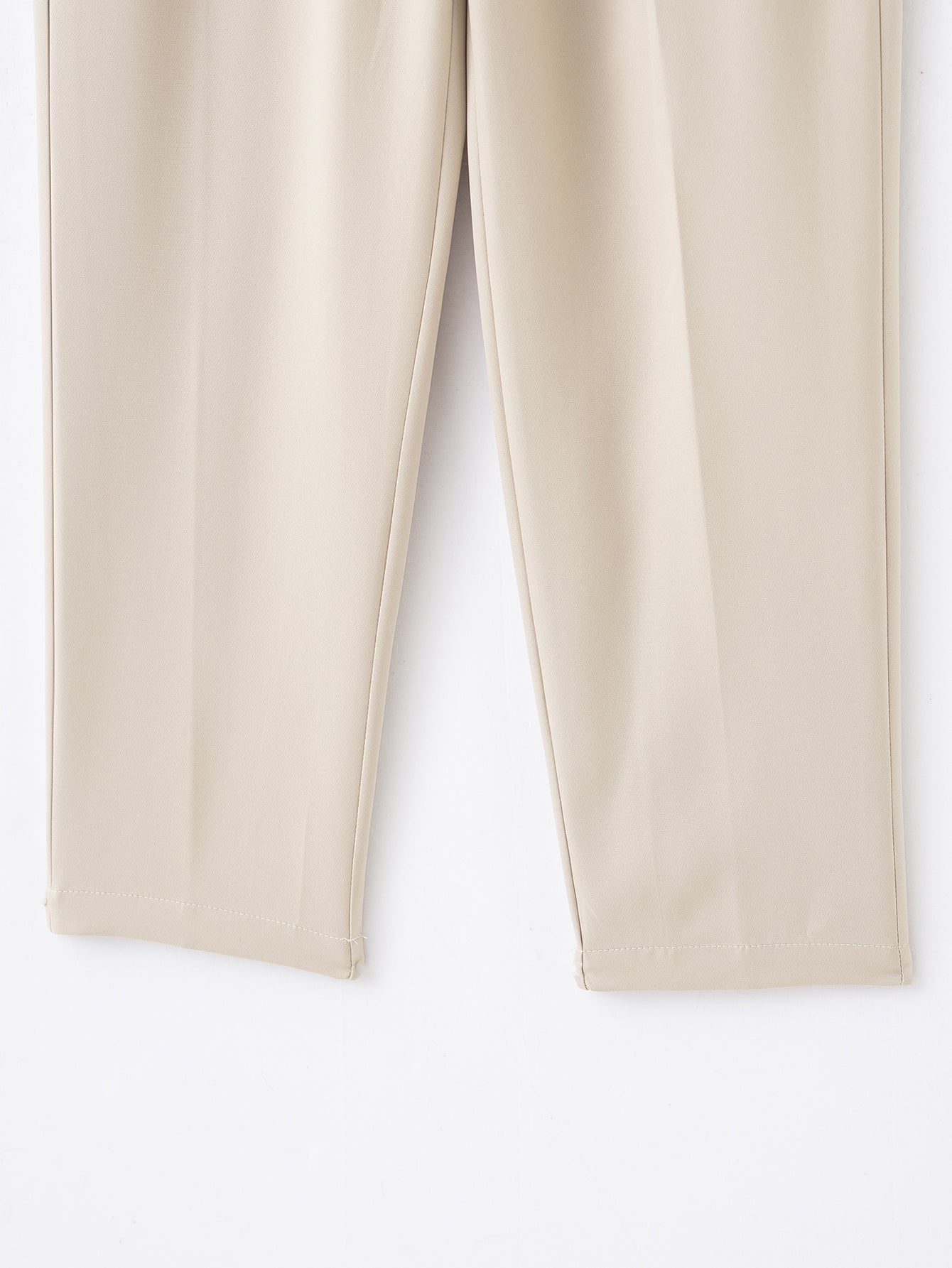 Women Clothing Spring Autumn with Belt High Waist Straight Casual Pants