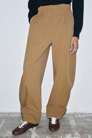 Women Clothing Product Casual All Match Pleated Casual Pants