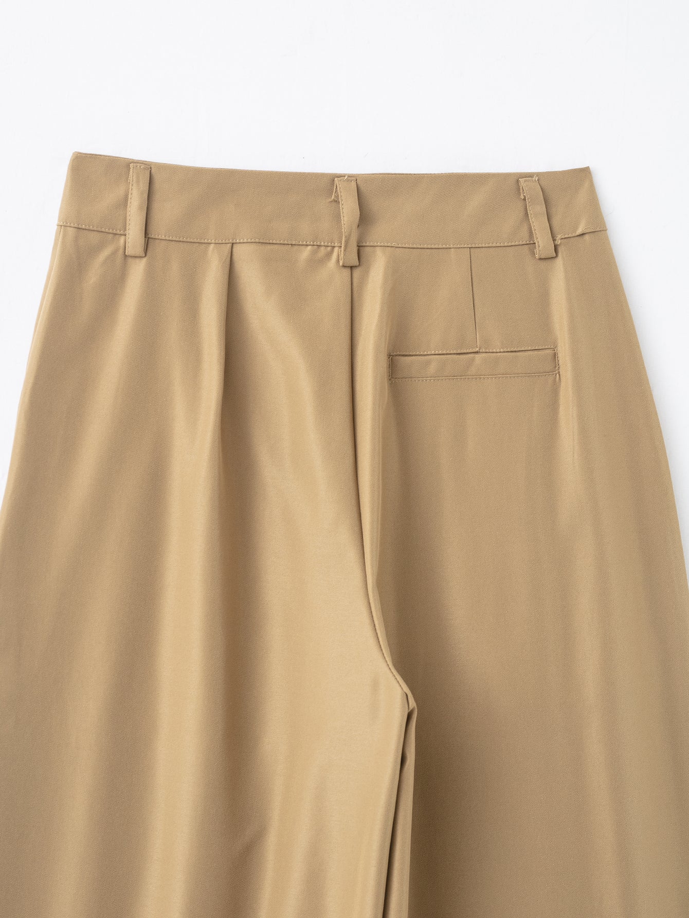 Women Clothing Product Casual All Match Pleated Casual Pants