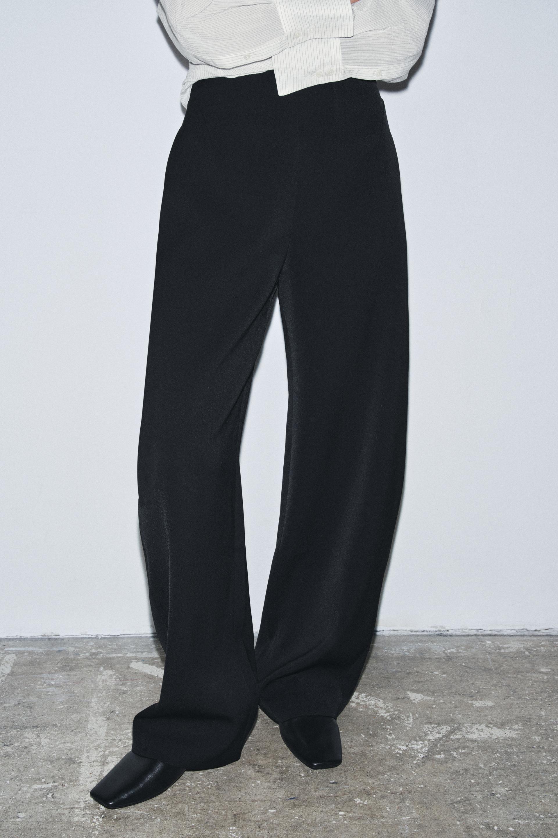 Women Clothing Product Casual All Match High Waist Zipper Pants