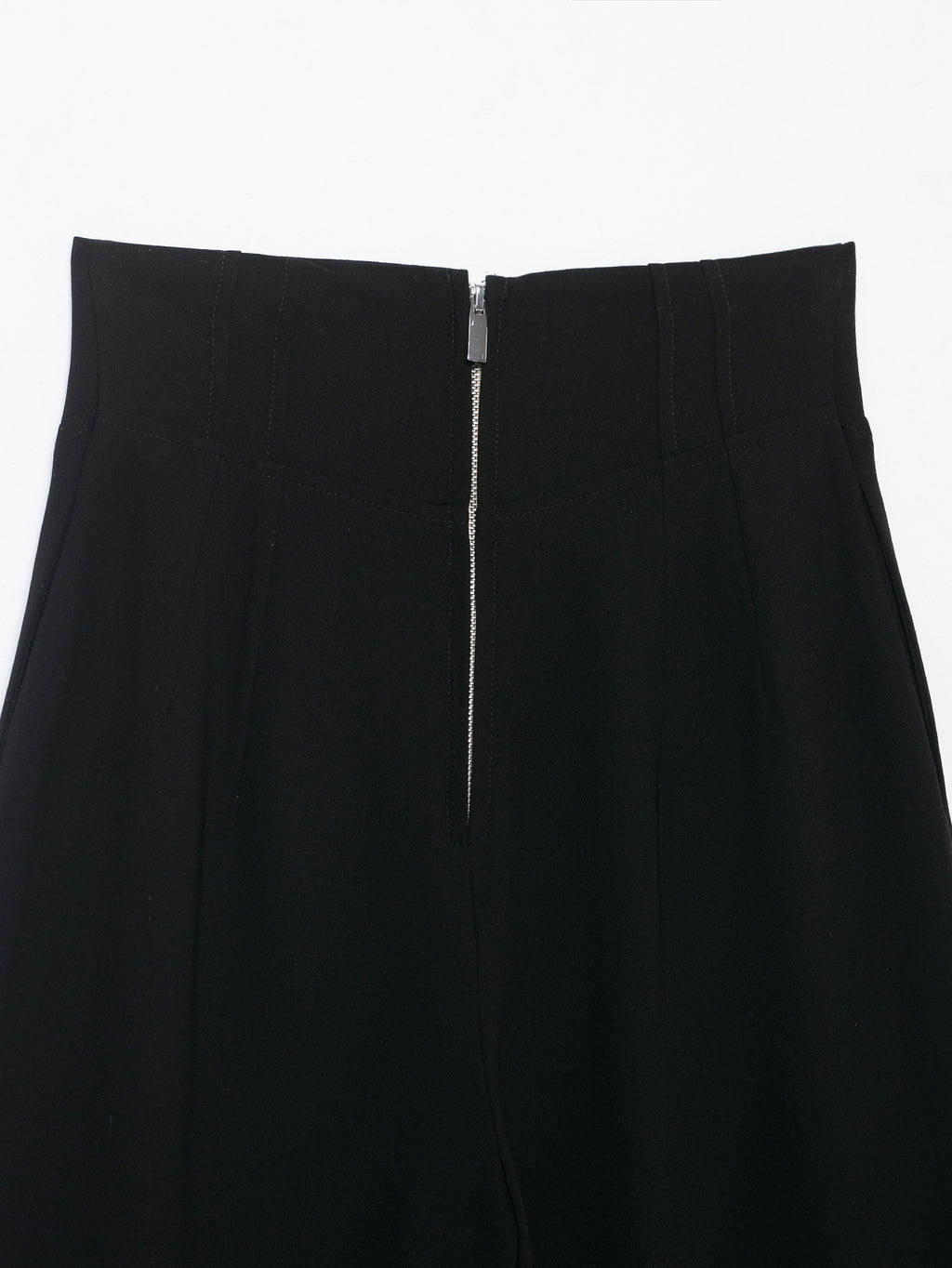 Women Clothing Product Casual All Match High Waist Zipper Pants