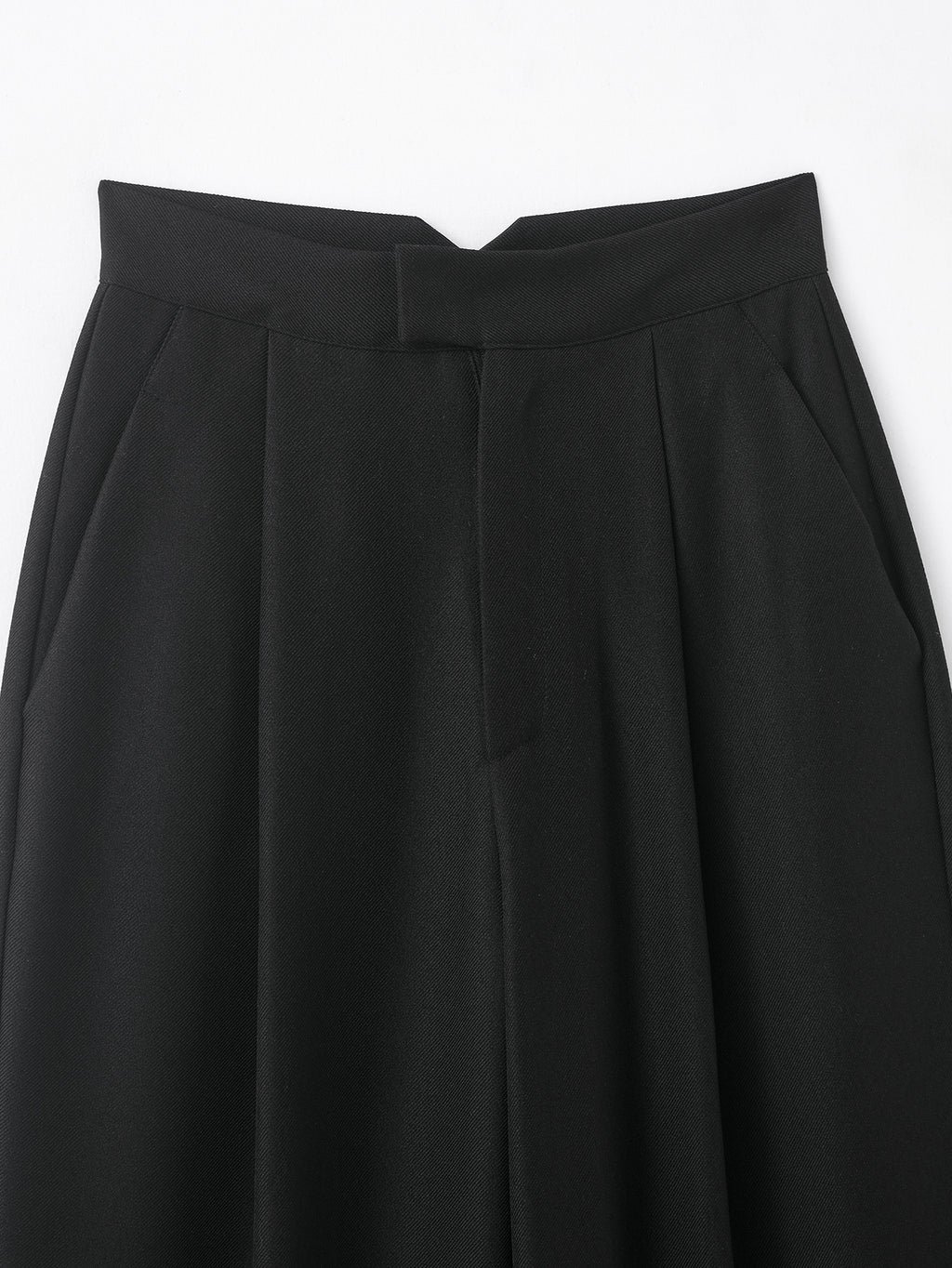 Women Clothing Autumn Korean Loose All Matching Casual Trendy Mid Waist Blended Pleated Pants