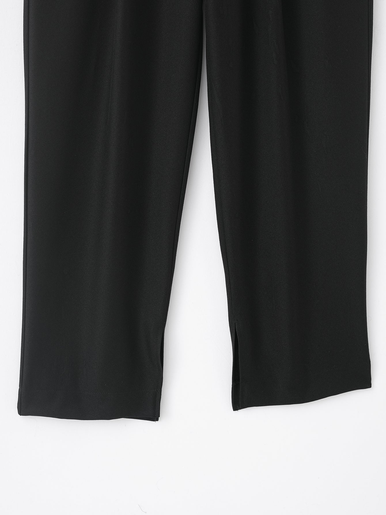 Women Clothing Autumn Korean Loose All Matching Casual Trendy Mid Waist Blended Pleated Pants