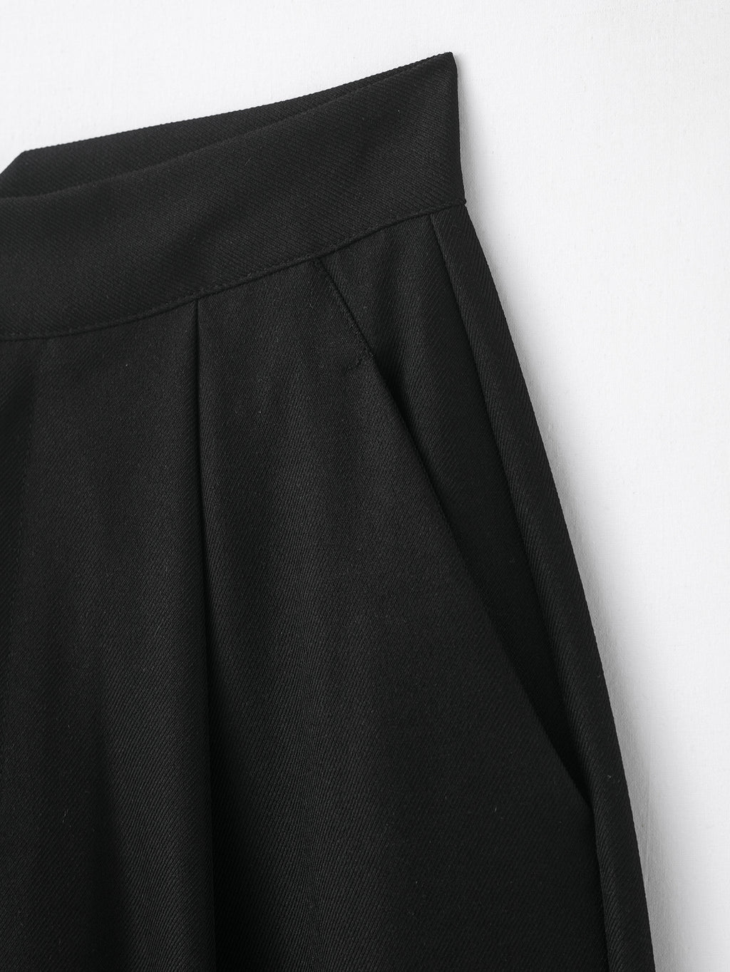 Women Clothing Autumn Korean Loose All Matching Casual Trendy Mid Waist Blended Pleated Pants