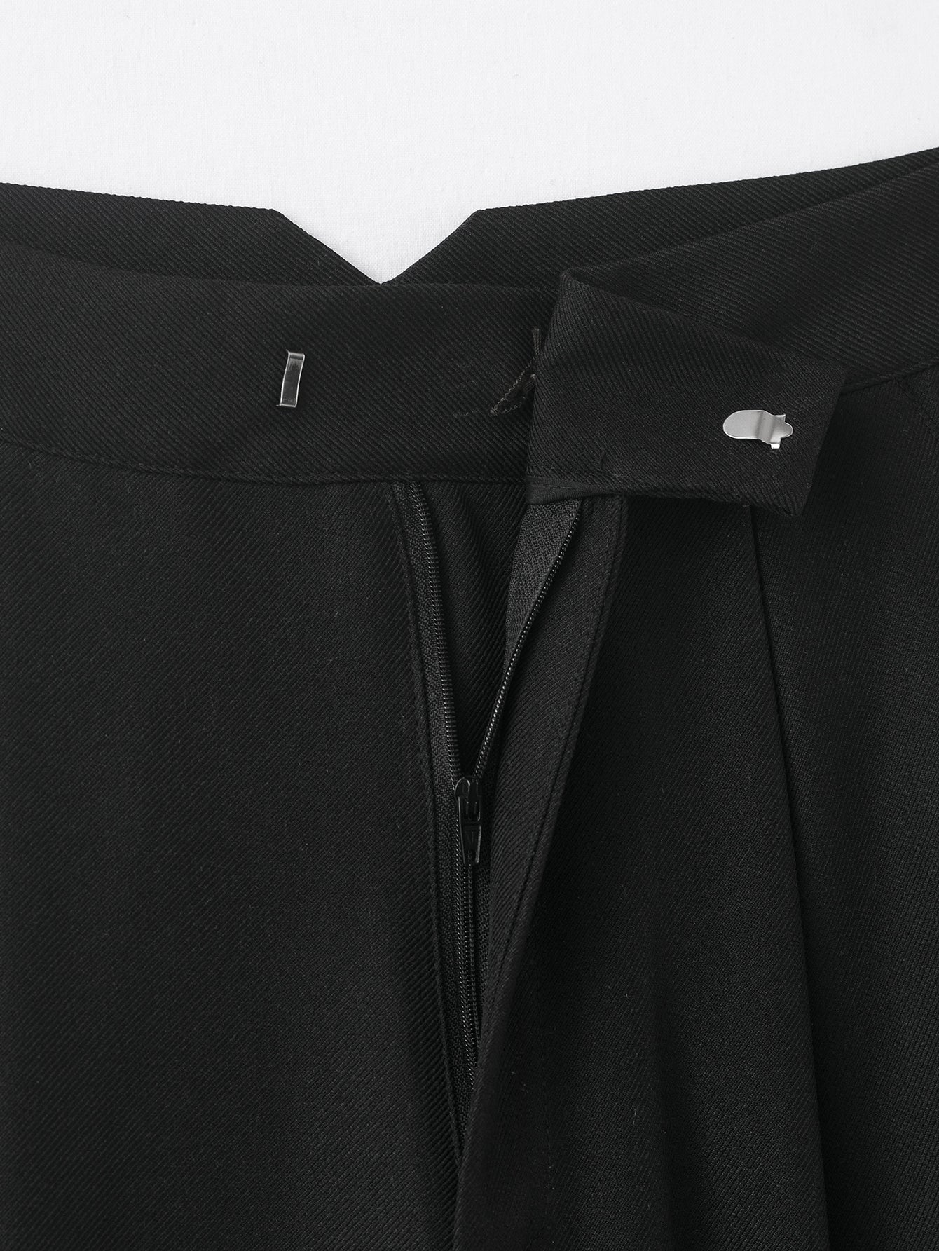 Women Clothing Autumn Korean Loose All Matching Casual Trendy Mid Waist Blended Pleated Pants