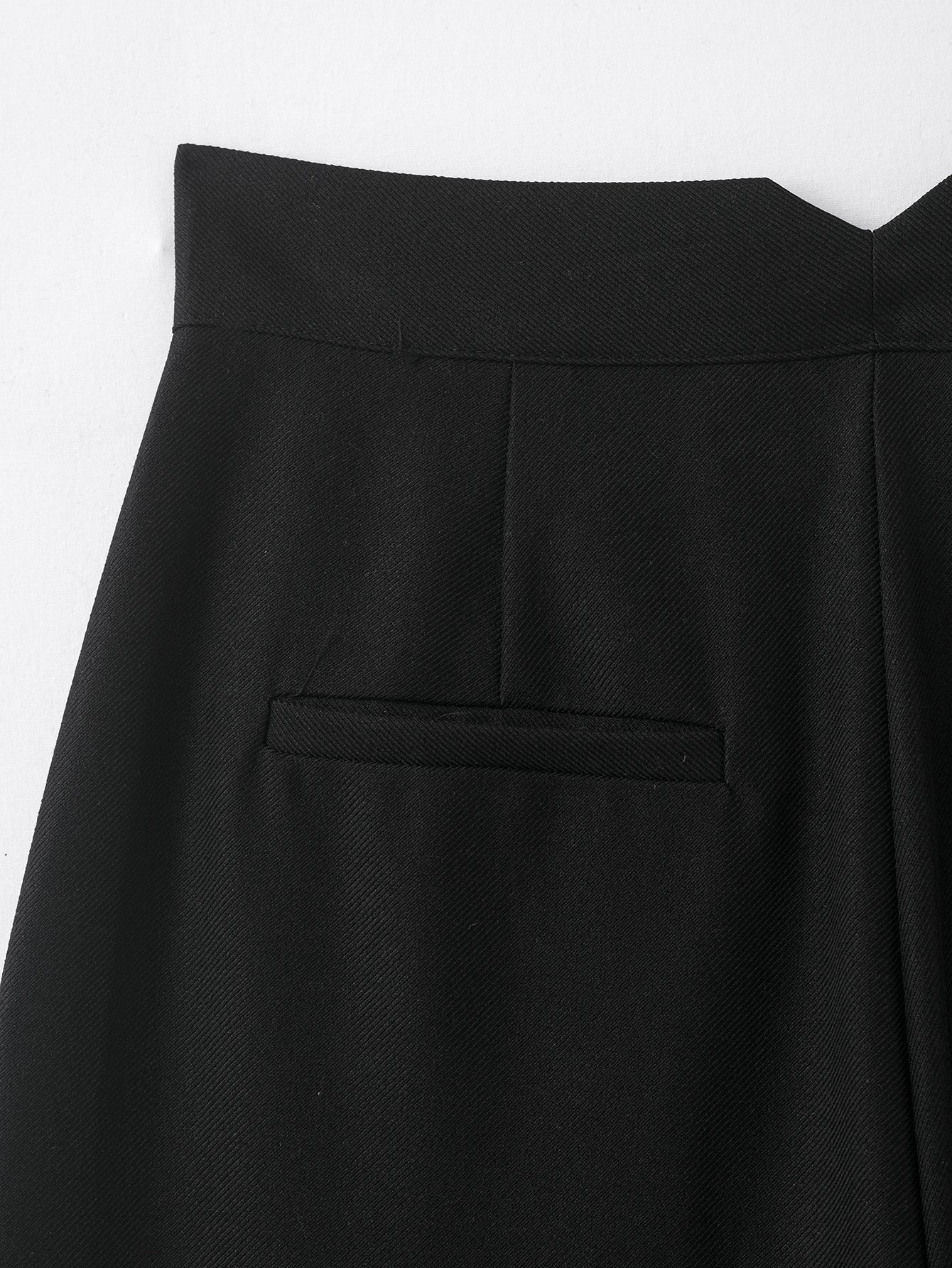 Women Clothing Autumn Korean Loose All Matching Casual Trendy Mid Waist Blended Pleated Pants