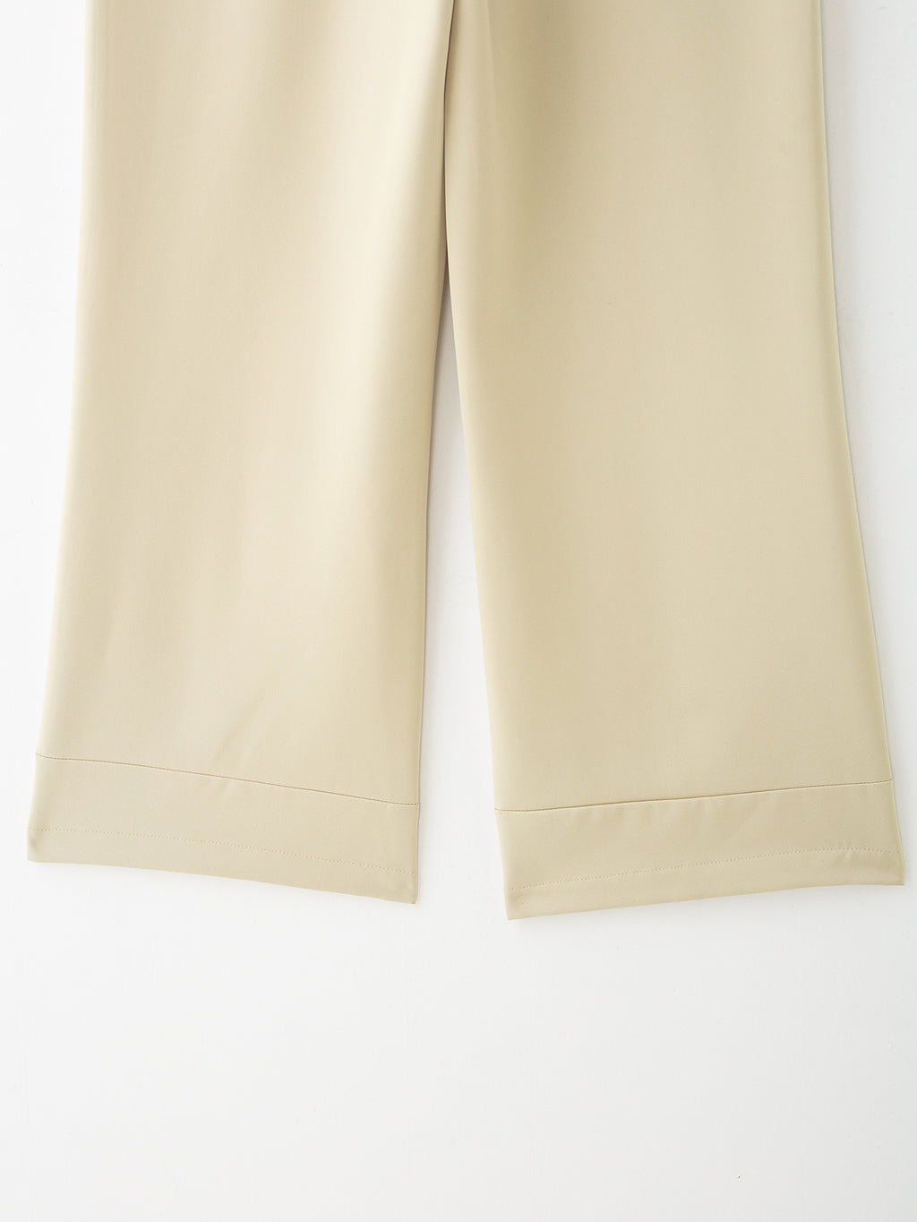 Summer Curling Trousers with Belt Three Color Trousers