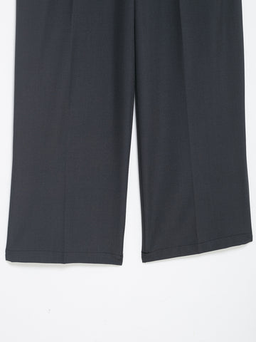 Women Clothing Winter Stylish Simple Mid Waist Pocket Trousers