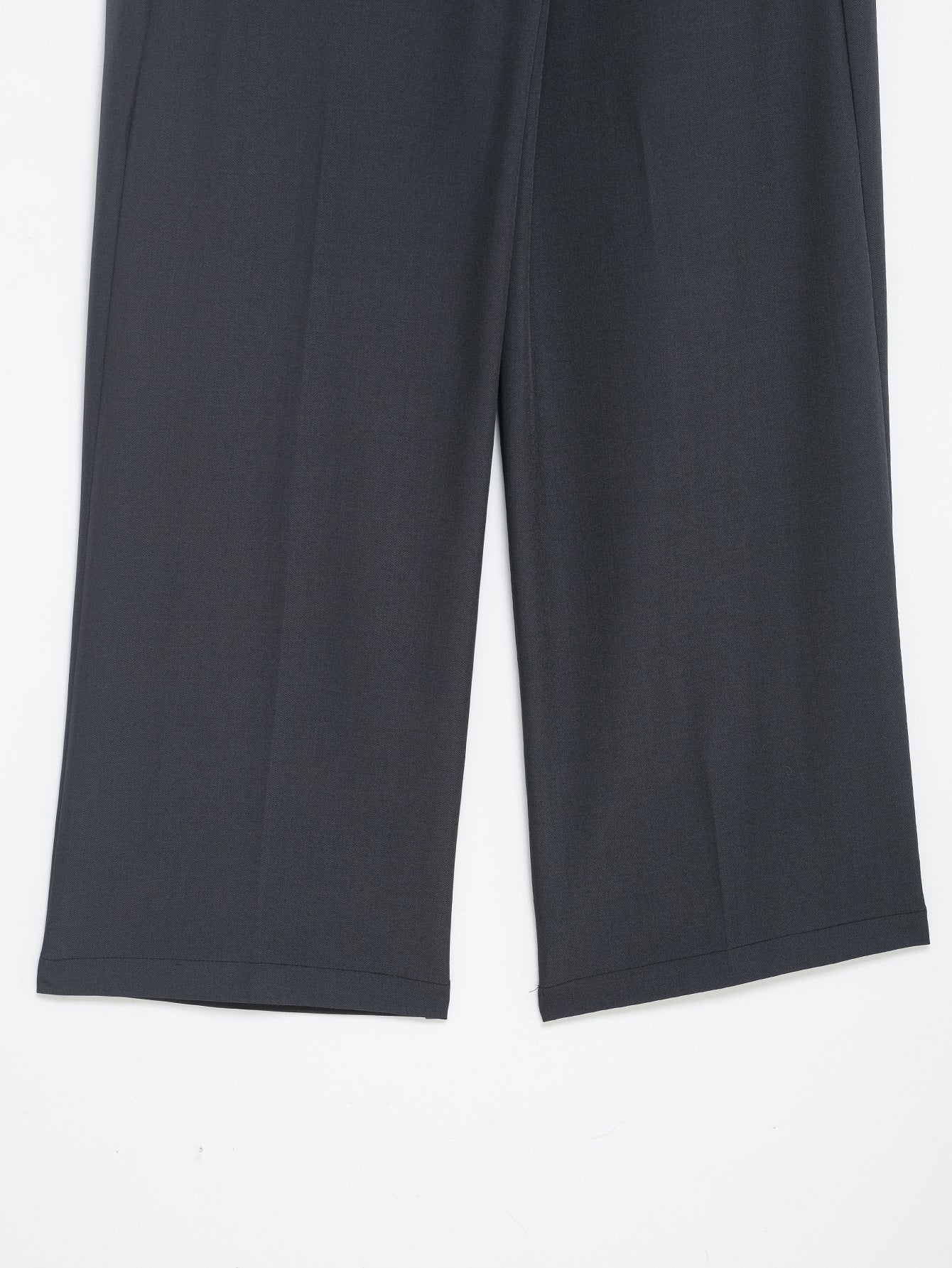 Women Clothing Winter Stylish Simple Mid Waist Pocket Trousers
