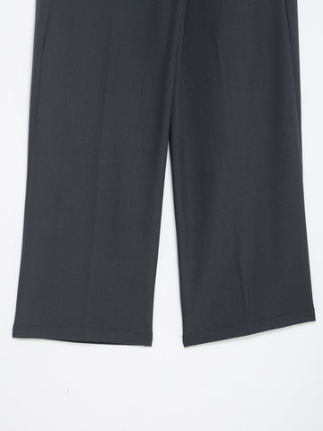 Women Clothing Winter Stylish Simple Mid Waist Pocket Trousers