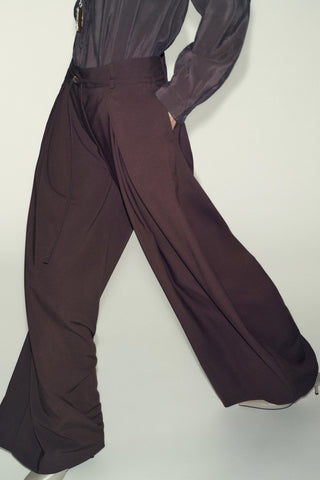 Winter Stylish Simple Thin Belt Baggy Pants