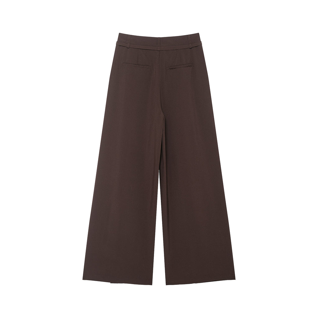 Winter Stylish Simple Thin Belt Baggy Pants