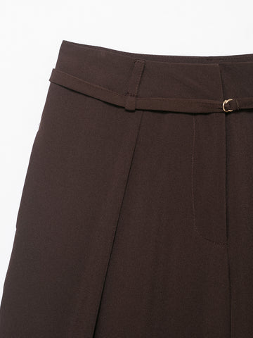 Winter Stylish Simple Thin Belt Baggy Pants