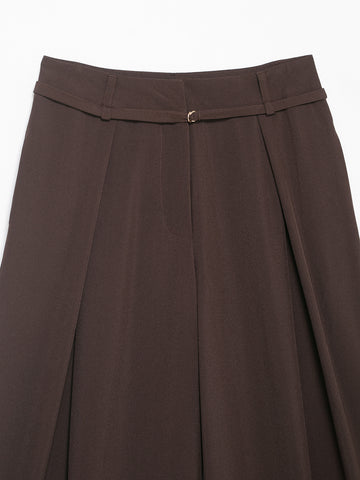 Winter Stylish Simple Thin Belt Baggy Pants