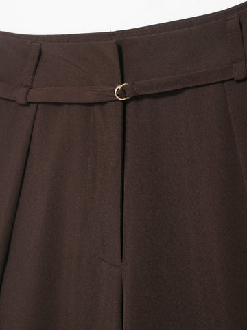 Winter Stylish Simple Thin Belt Baggy Pants