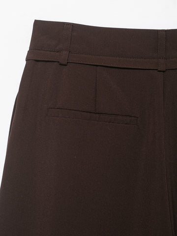 Winter Stylish Simple Thin Belt Baggy Pants