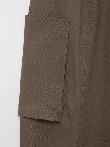Women Clothing Winter Overalls High Waist Pocket Decoration Loose Wide Leg Balloon Pants