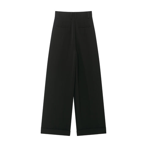 Women Clothing Winter Loose Three Dimensional Series Asymmetric Waist Pants