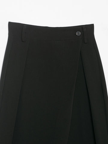 Women Clothing Winter Loose Three Dimensional Series Asymmetric Waist Pants
