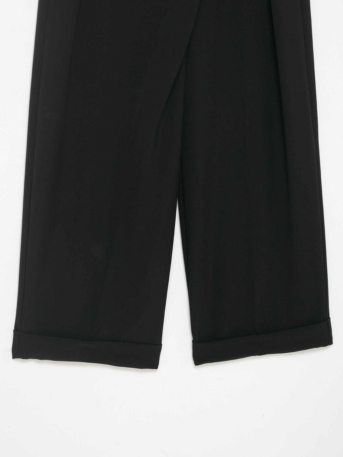 Women Clothing Winter Loose Three Dimensional Series Asymmetric Waist Pants