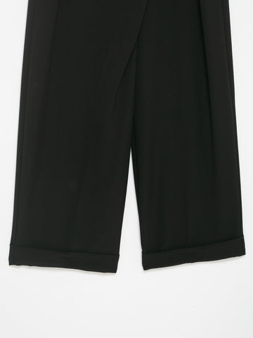 Women Clothing Winter Loose Three Dimensional Series Asymmetric Waist Pants