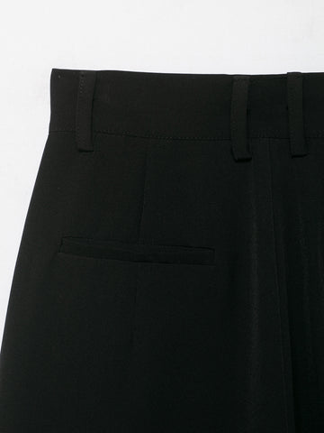 Women Clothing Winter Loose Three Dimensional Series Asymmetric Waist Pants