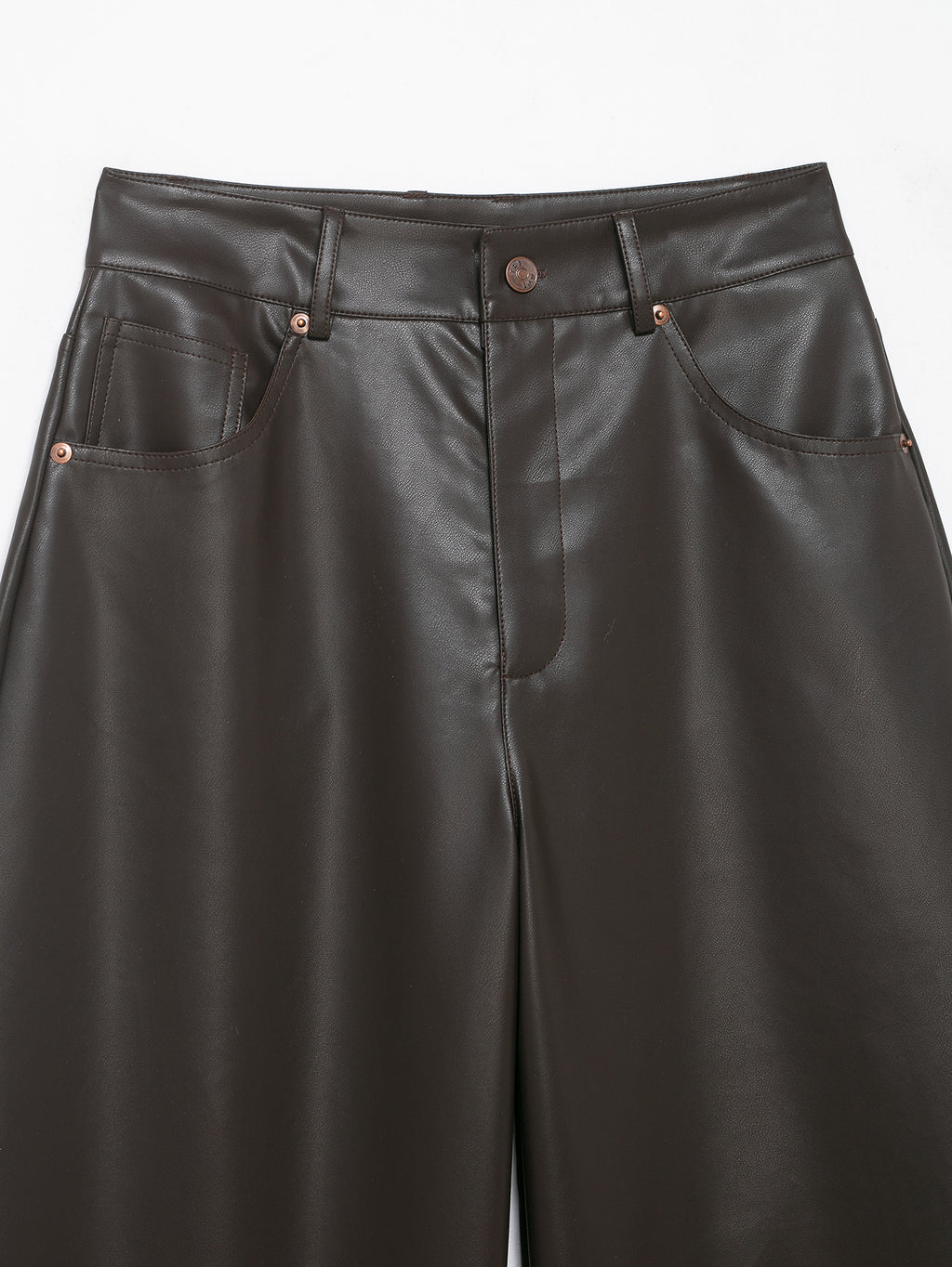 Women Clothing Fashionable All Match Mid Waist Pleated Balloon Pants